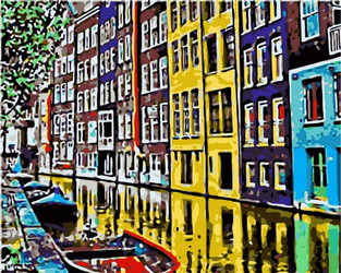 Amsterdam Obraz Do Malowania Po Numerach