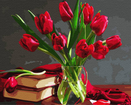 Bukiet tulipanów Malowanie Po Numerach