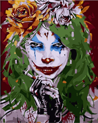 Dziewczyna Jokera Obraz Do Malowania Po Numerach