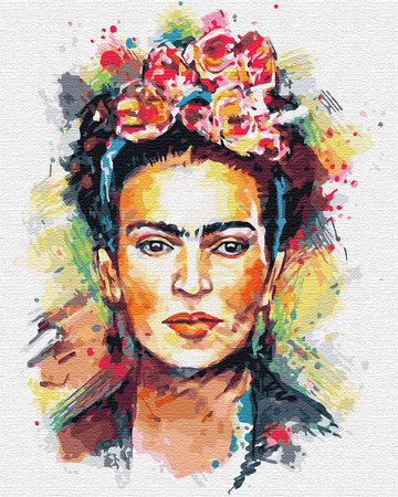 Frida Kahlo - decoupage Malowanie po numerach