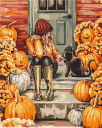 Jesień na wyciągnięcie ręki Obraz Do Malowania Po Numerach