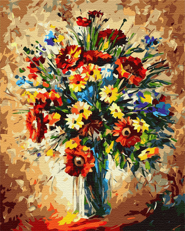 Kolorowe Kwiaty Malowanie po numerach