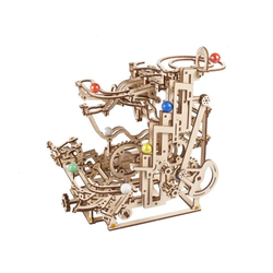 Marble Run Wciągnik Poziomowy Puzzle 3d Drewniany Model Do Składania