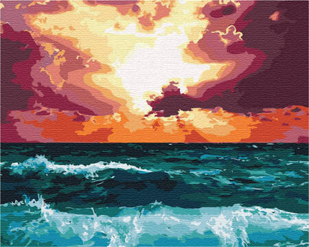 Moc Oceanu Obraz Do Malowania Po Numerach