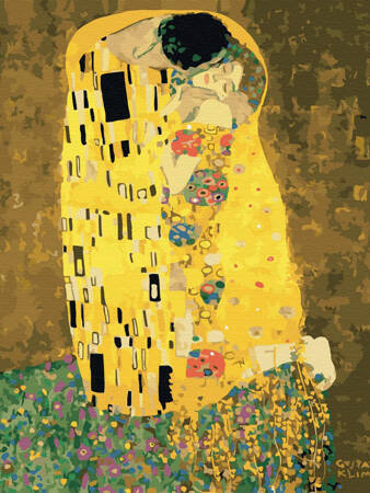 Mozaika Diamentowa 5D Bez Ramy Pocałunek (Gustav Klimt) 30x40 Haft Diamentowy