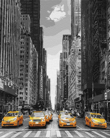 New York Taxi Malowanie Po Numerach