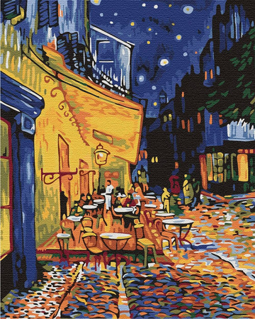 Nocna Kawiarnia W Arles. Van Gogh Obraz Po Numerach Bez Ramy