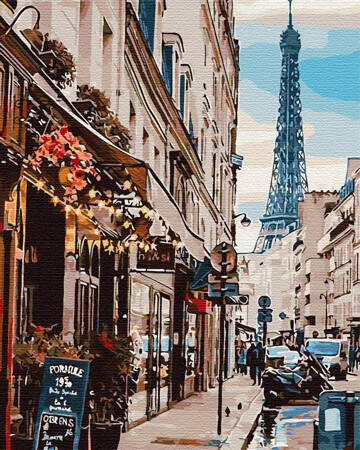 Paryż zza rogu Malowanie po Numerach