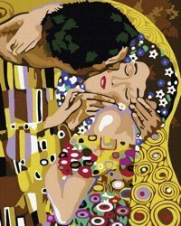 Pocałunek (Gustav Klimt) Malowanie Po Numerach