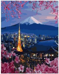 Podróż po Japonii Malowanie po Numerach