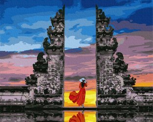 Podróżnik z Bali Malowanie po numerach