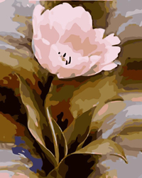 Różowy tulipan Obraz Do Malowania Po Numerach
