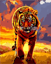 Tygrys Obraz Do Malowania Po Numerach