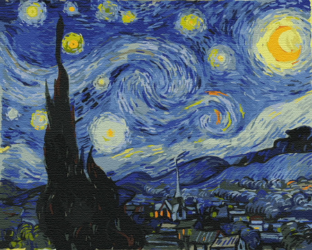 Van Gogh Gwiaździsta Noc Malowanie Po Numerach