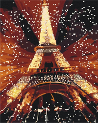Wakacje w Paryżu Obraz Do Malowania Po Numerach