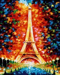 Wieża Eiffla Paryż Malowanie Po Numerach