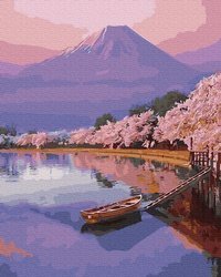 Wiosna w Japonii Malowanie po numerach 40x50 cm
