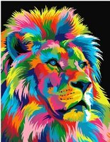 Kolorowe zwierzęta malowanie