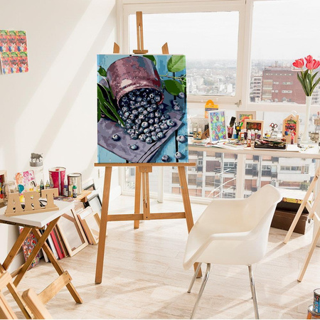 Wiadro z jagodami Obraz Do Malowania Po Numerach