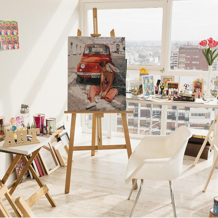 Lato w czerwieni Obraz Do Malowania Po Numerach