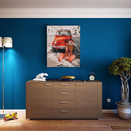 Lato w czerwieni Obraz Do Malowania Po Numerach