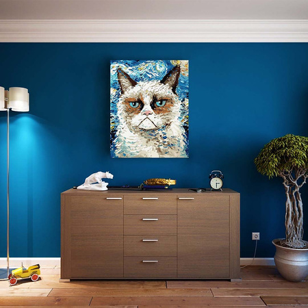 Kot Van Gogha Malowanie po numerach