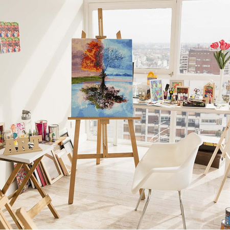 Drzewo O Czterech Porach Roku roku Malowanie Po Numerach