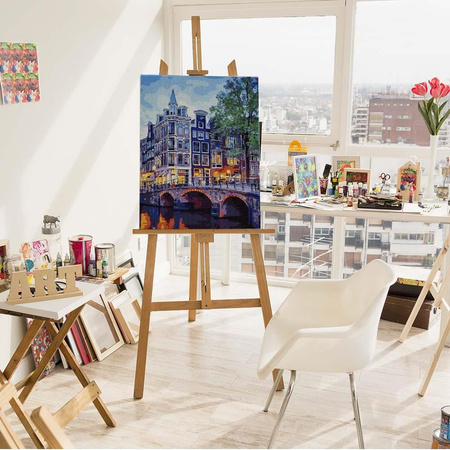 Lampki nocne w Amsterdamie 40x50 Malowanie Po Numerach