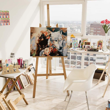 Wewnętrzna harmonia Obraz Po Numerach Bez Ramy