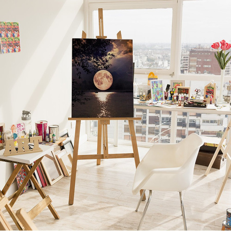 Księżyc Nad Wodą Malowanie Po Numerach