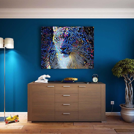 Kosmiczny Lampart Malowanie po numerach