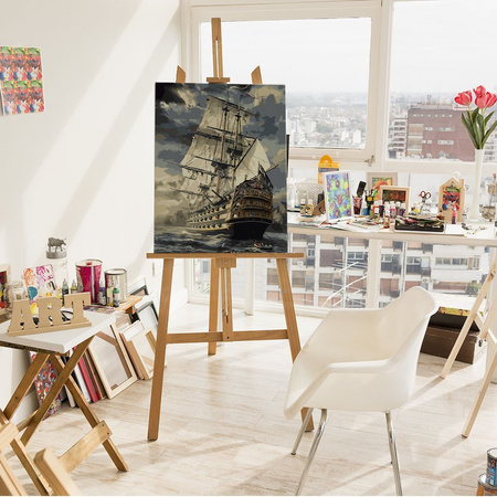 Statek Żaglowiec Malowanie po numerach