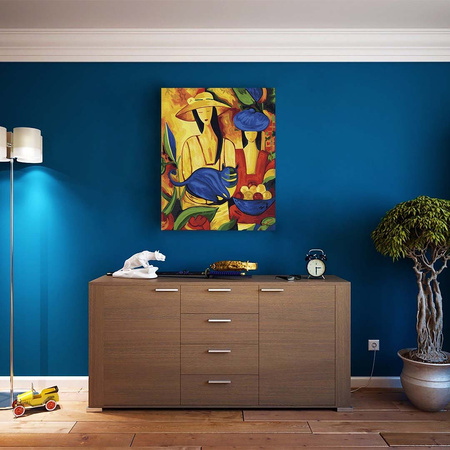 Kobieta i kot Malowanie po numerach