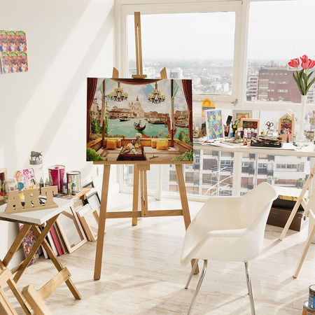 Okno do Wenecji Malowanie po Numerach