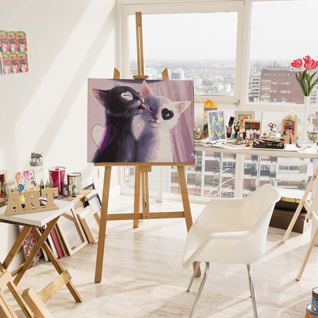 Troskliwe kotki Malowanie Po Numerach