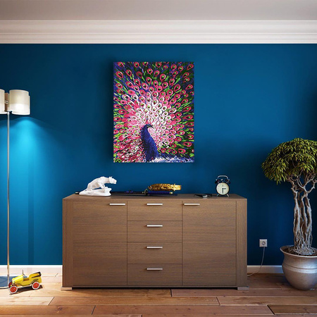 Czcigodny Paw Malowanie po Numerach