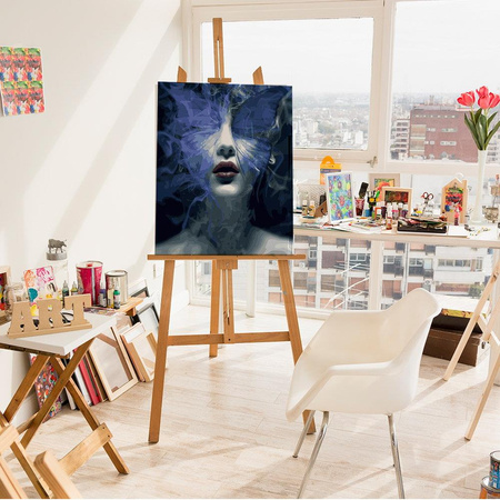 Dziewczyna we mgle Obraz Do Malowania Po Numerach