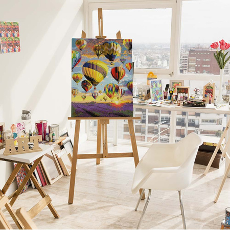 Balony w chmurach Malowanie po numerach