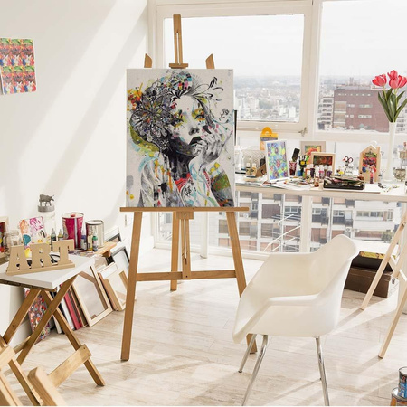 Rozmarzona romantyczka Malowanie po numerach