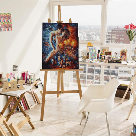 Razem przy świecach 40x50 Malowanie po numerach