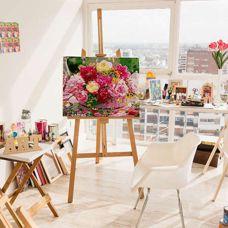 Kosz kwiatów Obraz Do Malowania Po Numerach