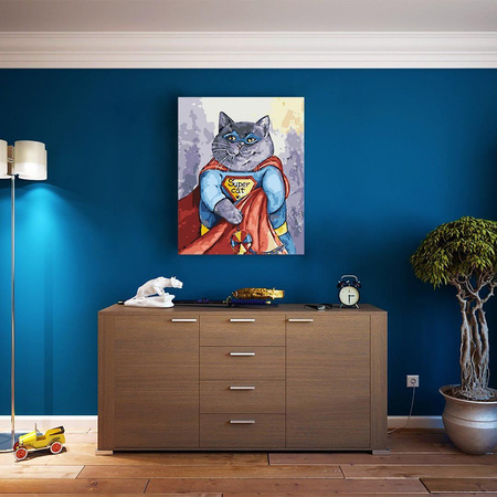 Super Kot Obraz Do Malowania Po Numerach