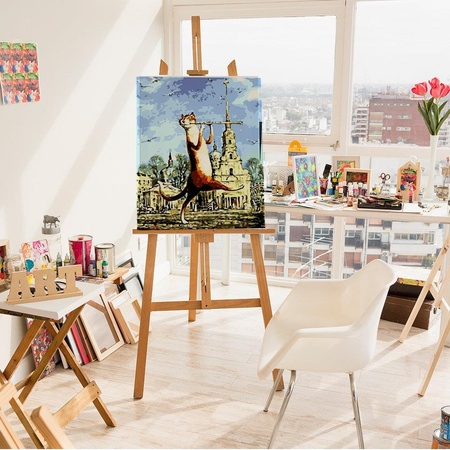 Wróżka kot Obraz Do Malowania Po Numerach