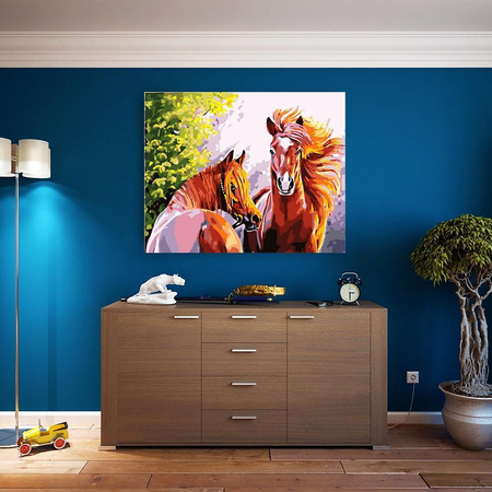 Konie Obraz Do Malowania Po Numerach