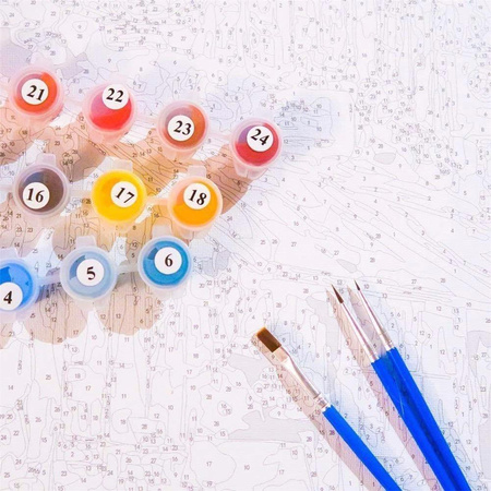 Kwitnąc pod niebem 40x50 Malowanie po numerach