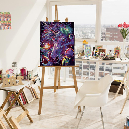 Kosmiczny jednorożec Obraz Do Malowania Po Numerach