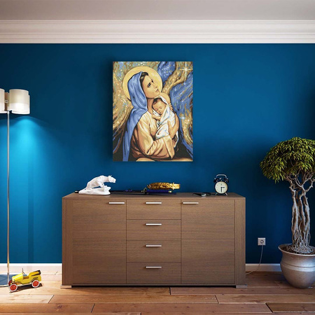 Święta Boża Rodzicielka Maryja Malowanie po numerach