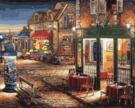 Kawiarnia Wieczorową Porą Malowanie po numerach