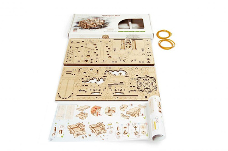 Antyczna szkatułka Model mechaniczny do składania