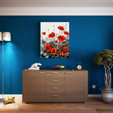 Tańczące Kwiaty Malowanie Po Numerach